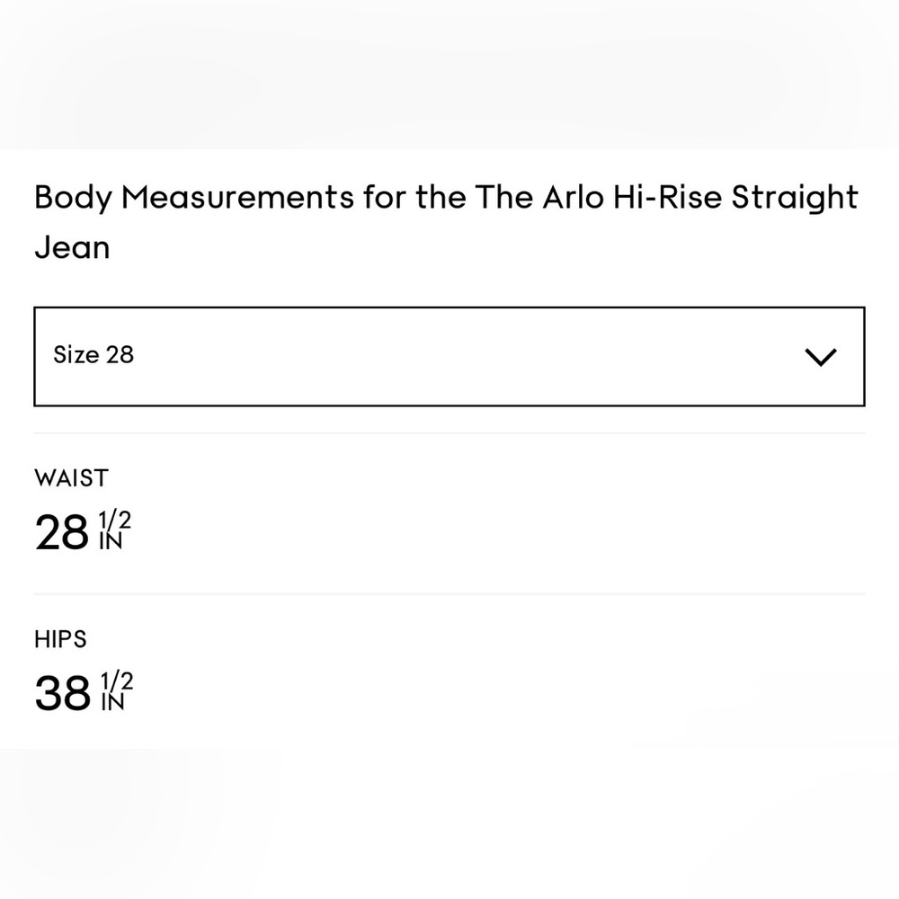 Aritzia Denim Forum The Arlo Hi-Rise Straight Jean Black Eyeliner - Picture 8 of 16